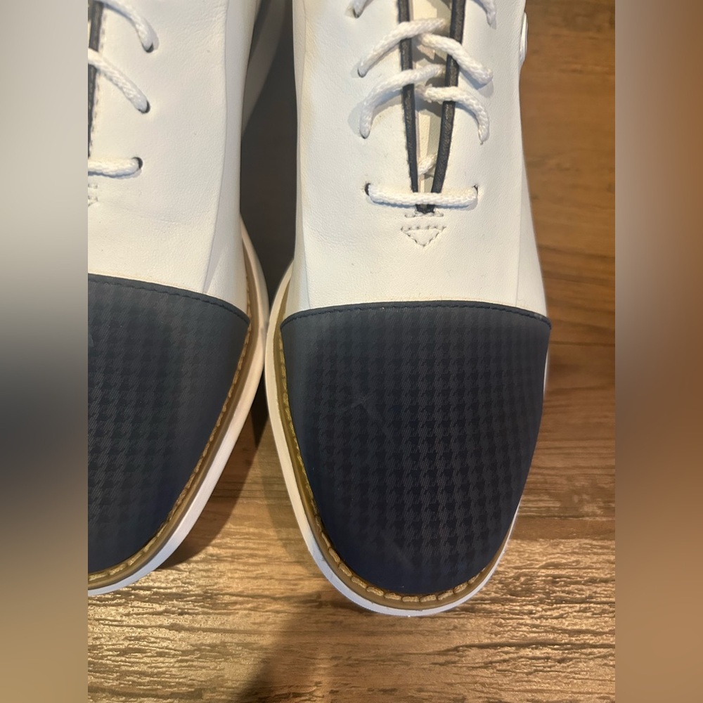 FootJoy Women’s Traditions Capped Toe Navy/White Golf Shoes-Size 6.5 M No Box!⛳️ - Picture 11 of 12